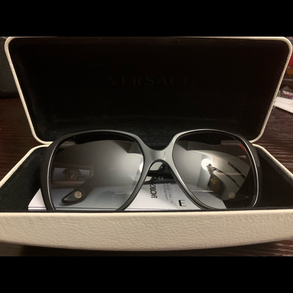 Versace oversized sunglasses